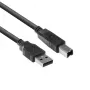 USB-kaabel ACT USB 2.0 A-isane - USB B-isane 0,50 m