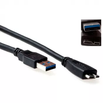 USB 3.0 A isane - USB micro B isane 0,50 m ACT SB3028