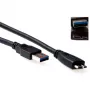 USB 3.0 A isane - USB micro B isane 0,50 m ACT SB3028