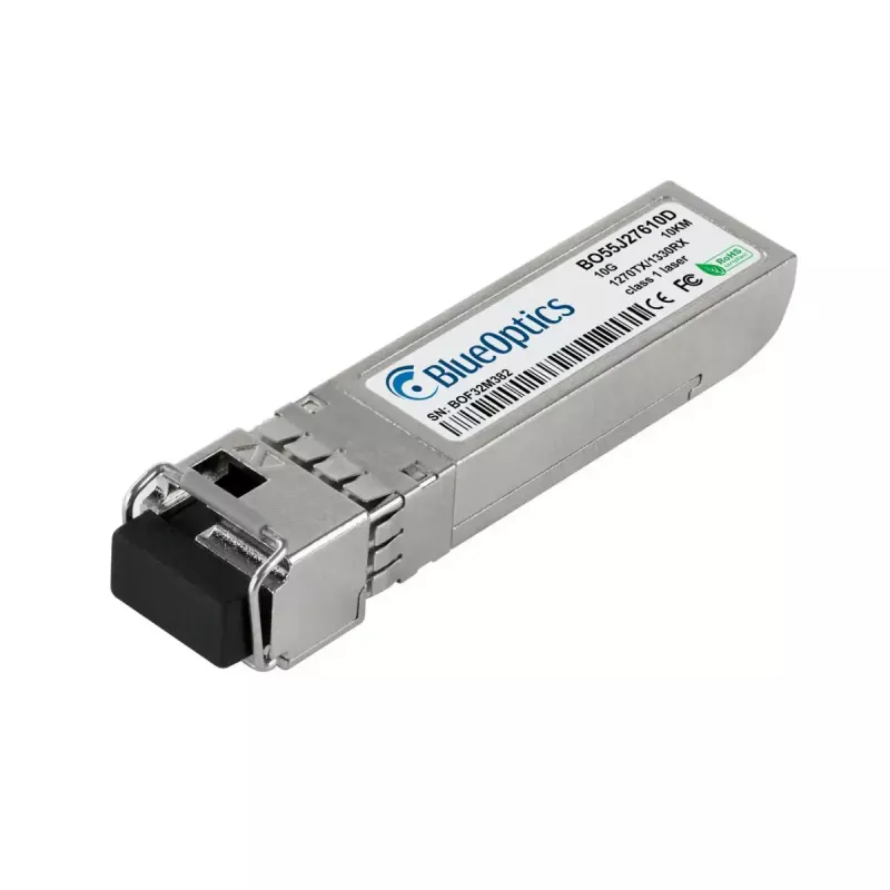 SFP+ fiiberoptiline transiiver BLUEOPTICS SFP10G-BX1270-BO, 10 Gbit/s, 3,3 V, metallkorpus