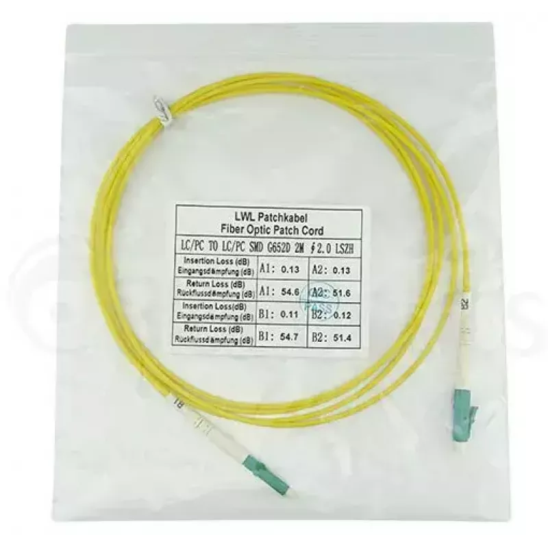 BlueOptics SFP2121BU30MM InfiniBand fiiberoptiline kaabel 30 m LC Kollane