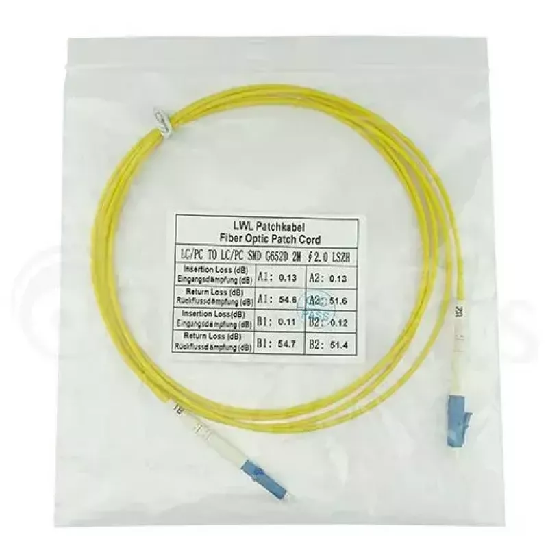 BlueOptics SFP2121BU50MK InfiniBand fiiberoptiline kaabel 50 m LC Kollane