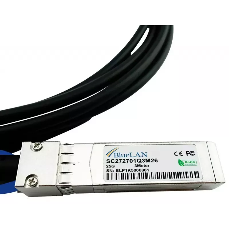 SFP28 DAC kaabel BlueOptics SFP28-DAC-1M-AT-BL 1m Isane/Isane