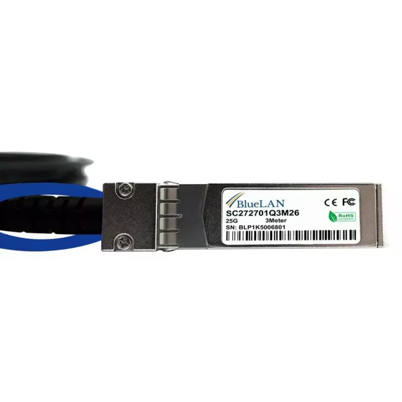 SFP28 DAC kaabel BlueOptics SFP28-DAC-3M-FR-BL 3m isane/isasele