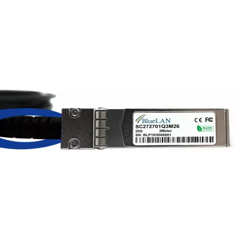 SFP28 DAC-kaabel BlueOptics SFP28-DAC-3M-HU 3m isane pistik