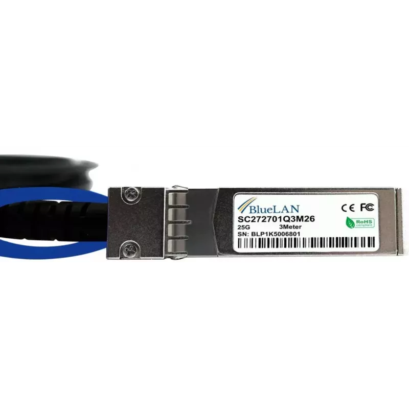 SFP28 DAC-kaabel BlueOptics SFP28-DAC-3M-QL 3 m isane/isane