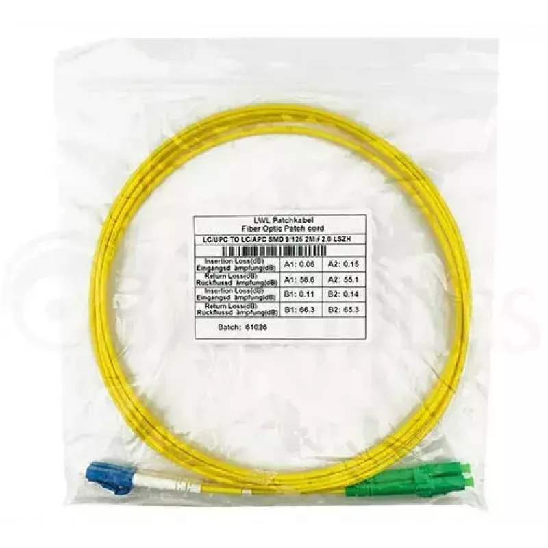 BlueOptics SFP3131BU2MS InfiniBand fiiberoptiline kaabel 2 m LC kollane