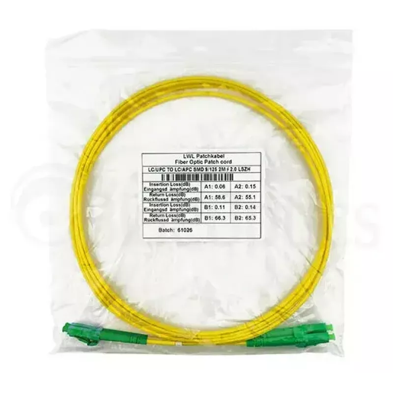BlueOptics SFP3131BU5MM InfiniBand fiiberoptiline kaabel 5 m LC kollane