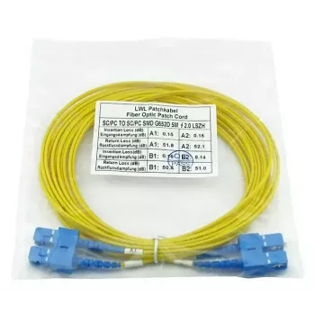 BlueOptics SFP3232BU50MK InfiniBand kiudoptiline kaabel 50 m SC, kollane