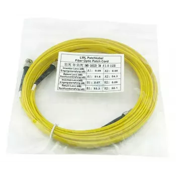 BlueOptics SFP3333BU2MK InfiniBand fiiberoptiline kaabel 2 m ST Kollane