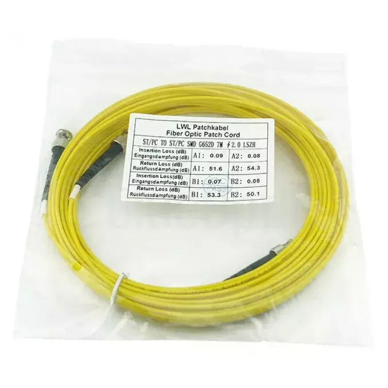 BlueOptics SFP3333BU2MK InfiniBand fiiberoptiline kaabel 2 m ST Kollane