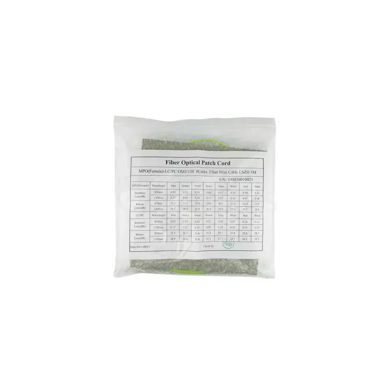 BlueOptics SFP5141BU7.5MKB InfiniBand fiiberoptiline kaabel 7,5 m MPO/APC 4xLC/UPC