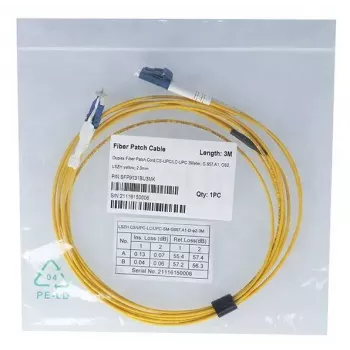 Fiiberoptiline kaabel BlueOptics SFP9131BU5MK CS LC OS2 5 m Kollane