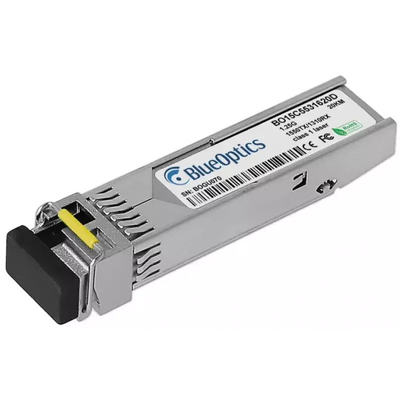 SFP transiiver moodul BlueOptics SFP-BXD53-20KM-MR-BO fiiberoptiline 1250 Mbit/s