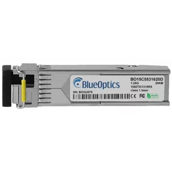 SFP transiiverimoodul BlueOptics SFP-BXD53-20KM-SS-BO 1250 Mbit/s