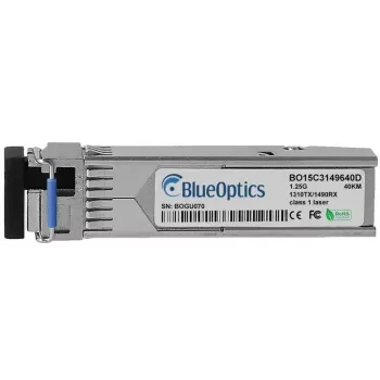 SFP transiiver moodul BlueOptics SFP-GIG-BX-U40-BO 1250 Mbit/s 1310 nm