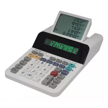 Sharp EL-1501 kalkulaator Lauapealne Trükkimine Mitmevärviline, valge