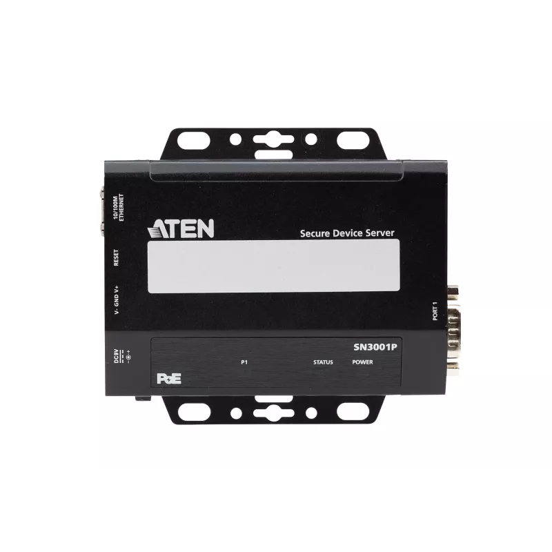 ATEN 1-pordiline RS-232 turvaline seadmeserver PoE, 10/100Base-T(X), 210 g