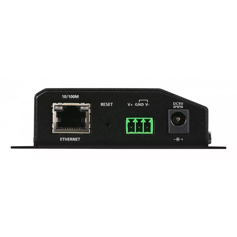 ATEN 2-pordiline RS-232/422/485 turvaline seadmeserver PoE-ga
