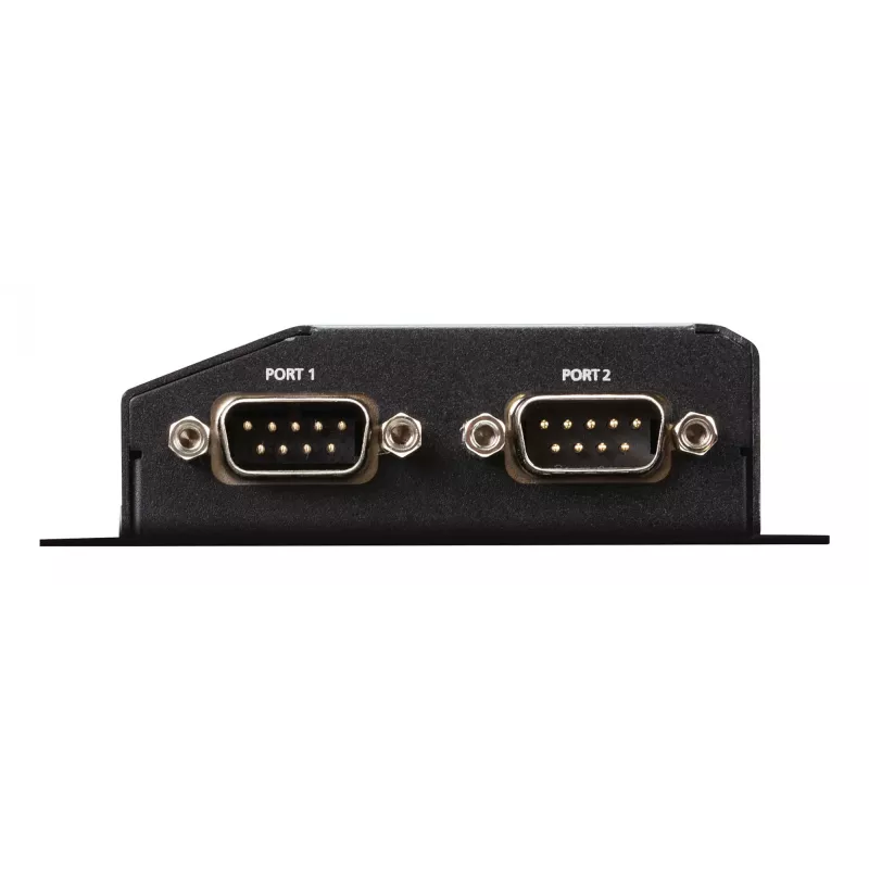 ATEN 2-pordiline RS-232/422/485 turvaline seadmeserver PoE-ga