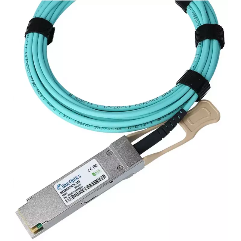 Võrgukaabel BlueOptics SPTMJP1PMCDF005-BO QSFP28 AOC 5m Sinine
