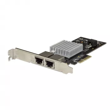 StarTech.com Kahe pordiga 10G PCIe võrguadapteri kaart - Intel-X550AT 10GBASE-T ja NBASE-T PCI Express võrguliidese adapter 10/5/2.5/1GbE mitme gigabitise Etherneti 5 kiirusega NIC LAN-kaart
