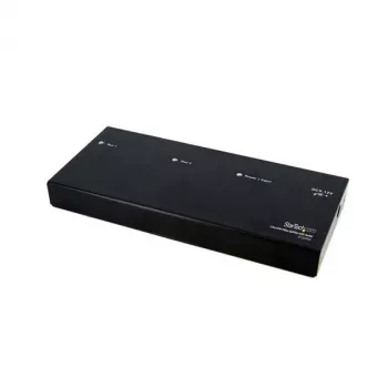 StarTech.com 2-pordiline DVI-videojaotur heliga, DVI, 2x DVI, must, alumiinium, 10 m