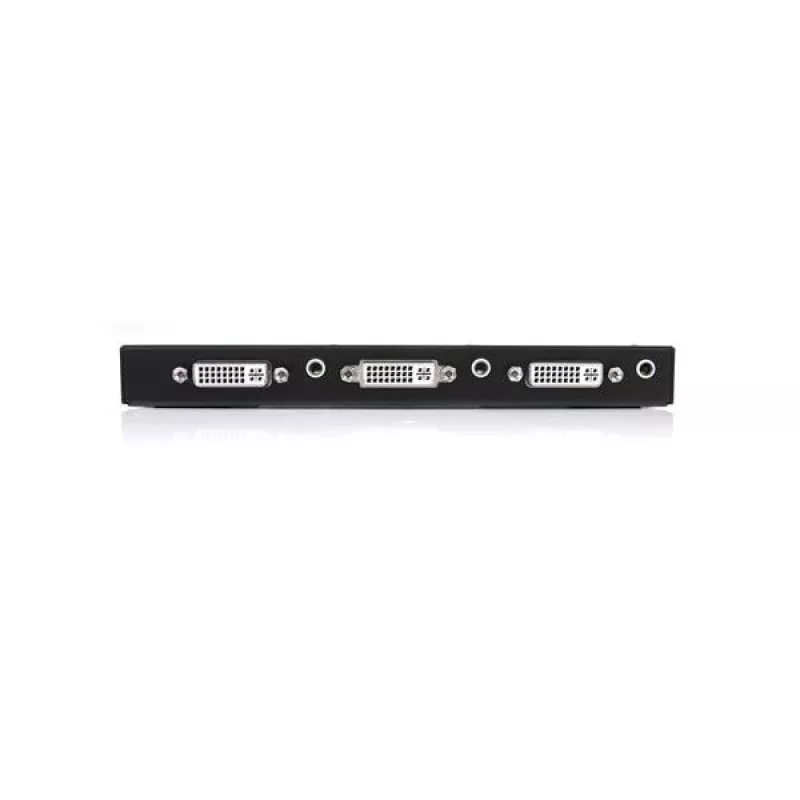 StarTech.com 2-pordiline DVI-videojaotur heliga, DVI, 2x DVI, must, alumiinium, 10 m