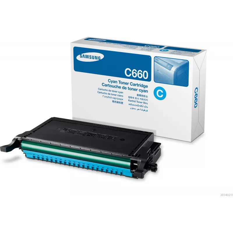 Samsung CLP-C660B suure tootlusega tsüaan toonerikassett, 2000 lehekülge, tsüaan, 1 tk