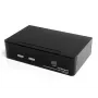 StarTech.com 2-pordiline DVI-USB KVM-lüliti heli ja USB 2.0 jaoturiga