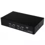 StarTech.com 4 pordiga USB DisplayPort KVM-lüliti heliga, 3840 x 2400 pikslit, must