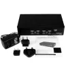 StarTech.com 4 pordiga USB DisplayPort KVM-lüliti heliga, 3840 x 2400 pikslit, must