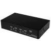 StarTech.com 4 pordiga USB DisplayPort KVM-lüliti heliga, 3840 x 2400 pikslit, must