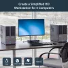 StarTech.com 4 pordiga USB DisplayPort KVM-lüliti heliga, 3840 x 2400 pikslit, must