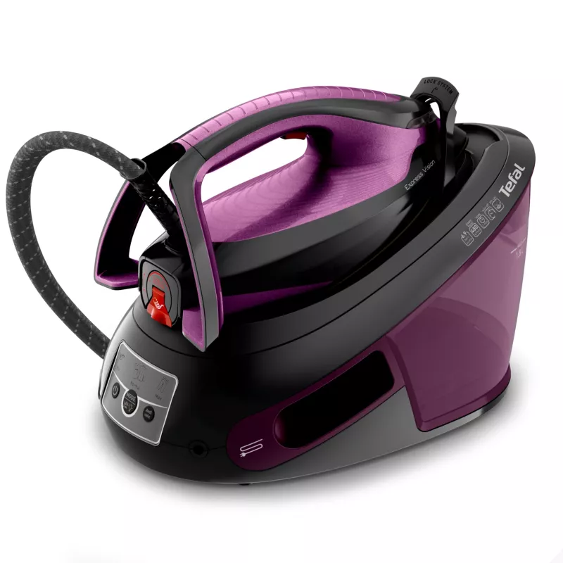 Tefal Express Vision SV8152 2800 W 1,8 L Durilium AirGlide Autoclean tallaplaat lilla, must