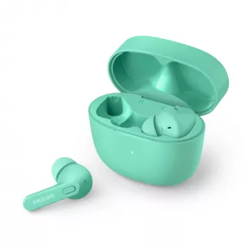 Philips 2000 seeria TAT2206GR/00 kõrvaklapid/kõrvaklappide komplekt True Wireless Stereo (TWS) kõrvasisene kõne/muusika Bluetooth Türkiissinine