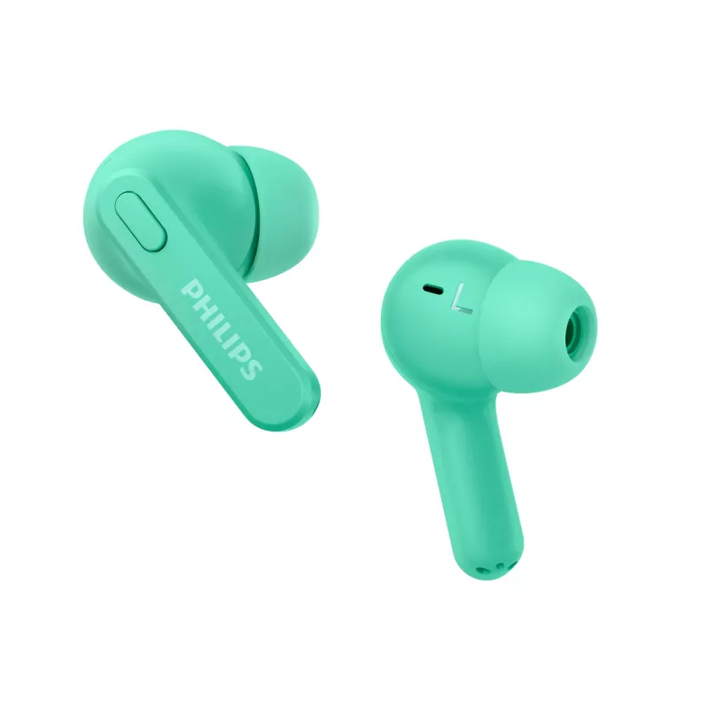Philips 2000 seeria TAT2206GR/00 kõrvaklapid/kõrvaklappide komplekt True Wireless Stereo (TWS) kõrvasisene kõne/muusika Bluetooth Türkiissinine