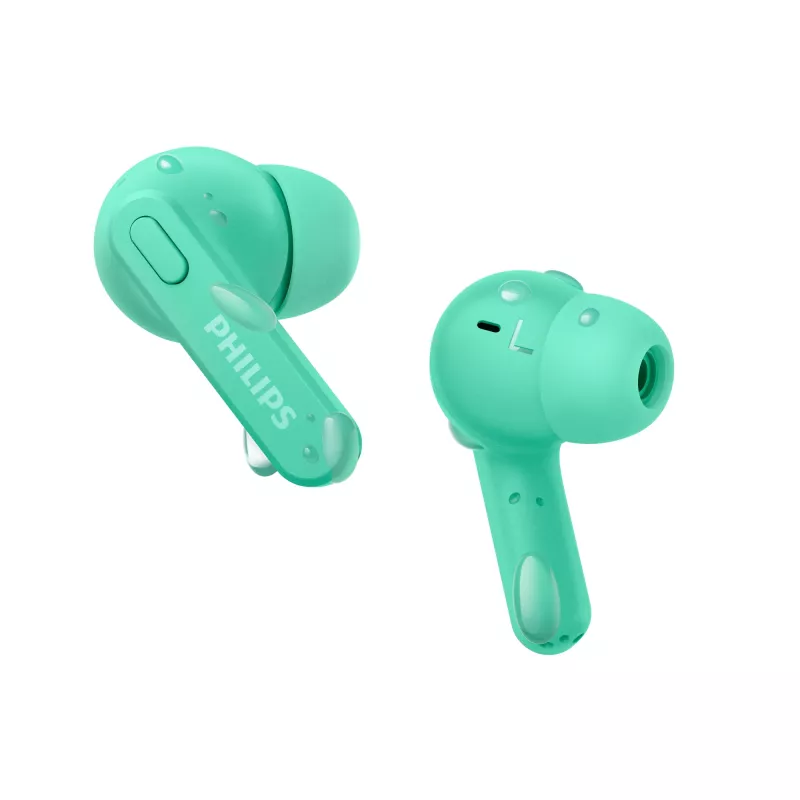 Philips 2000 seeria TAT2206GR/00 kõrvaklapid/kõrvaklappide komplekt True Wireless Stereo (TWS) kõrvasisene kõne/muusika Bluetooth Türkiissinine