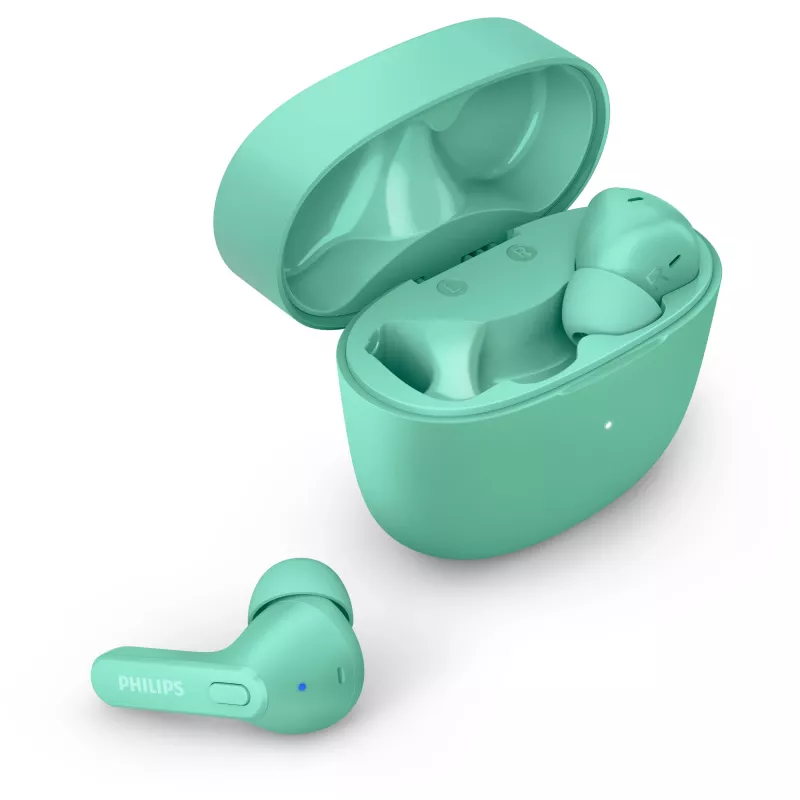 Philips 2000 seeria TAT2206GR/00 kõrvaklapid/kõrvaklappide komplekt True Wireless Stereo (TWS) kõrvasisene kõne/muusika Bluetooth Türkiissinine