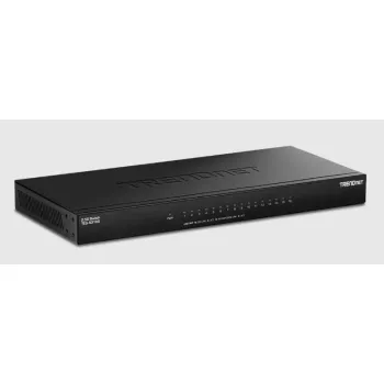Haldamatu lüliti Trendnet TEG-S3160 16 porti 2.5G Ethernet lauaarvuti must