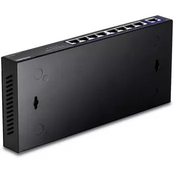 TRENDnet TEG-S591 haldamata 8-pordiline 2,5G Ethernet lüliti, 100/1000/2500, 60 Gbit/s, MAC tabel 4000, seinakinnitusega
