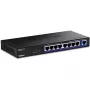TRENDnet TEG-S591 haldamata 8-pordiline 2,5G Ethernet lüliti, 100/1000/2500, 60 Gbit/s, MAC tabel 4000, seinakinnitusega