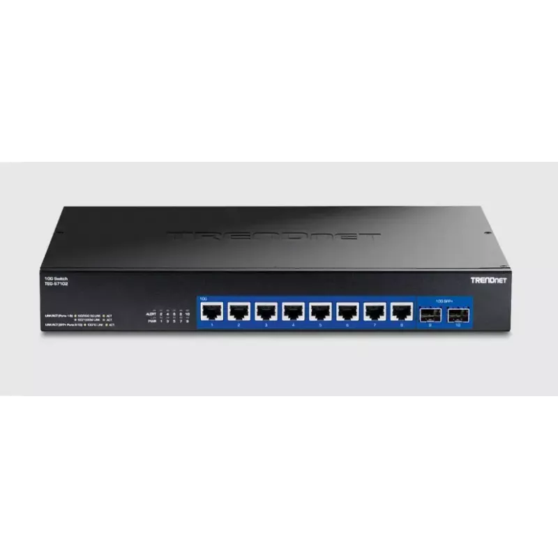 Haldamata lüliti Trendnet TEG-S7102 10G Ethernet 8 porti must