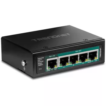 Võrgulüliti TRENDnet TI-B541 haldamata 5-pordiline Gigabit Ethernet (10/100/1000) PoE-ga, must
