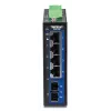 Haldamatu Gigabit Ethernet lüliti TRENDnet TI-G51SC, 4x RJ-45 10/100/1000, 10 Gbit/s läbilaskevõime, 2000 MAC, 9–60 V, seinakinnitus
