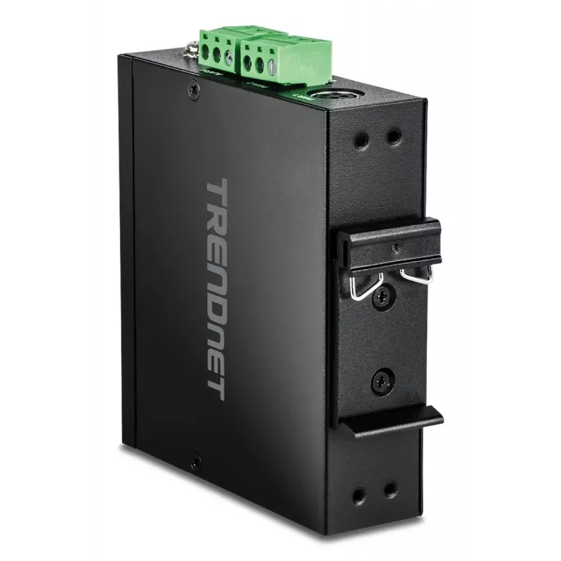 Haldamatu Gigabit Ethernet lüliti TRENDnet TI-G51SC, 4x RJ-45 10/100/1000, 10 Gbit/s läbilaskevõime, 2000 MAC, 9–60 V, seinakinnitus