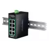 Haldamatu Fast Ethernet PoE-lüliti TRENDnet TI-PELC80 — 8x 10/100 Mbps RJ-45, IEEE 802.3af/at, 48–56 V DC, seinakinnitus