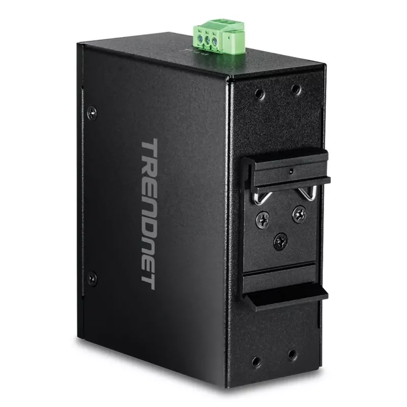 Haldamatu Fast Ethernet PoE-lüliti TRENDnet TI-PELC80 — 8x 10/100 Mbps RJ-45, IEEE 802.3af/at, 48–56 V DC, seinakinnitus