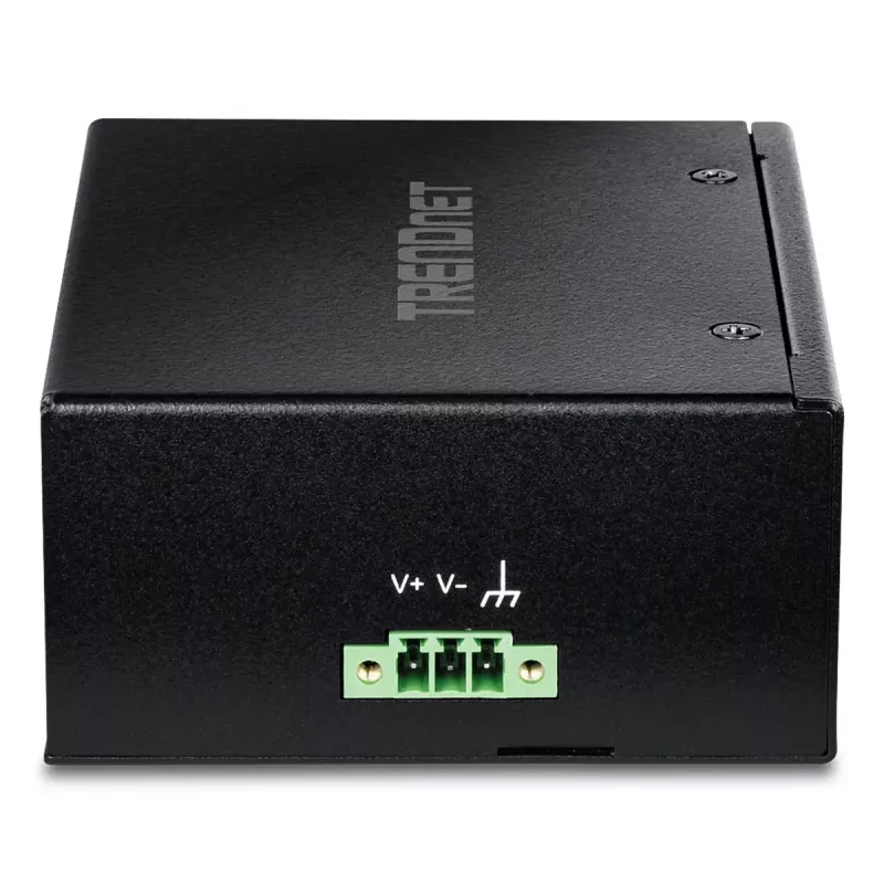Haldamatu Fast Ethernet PoE-lüliti TRENDnet TI-PELC80 — 8x 10/100 Mbps RJ-45, IEEE 802.3af/at, 48–56 V DC, seinakinnitus