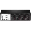 KVM-lüliti Trendnet TK-440DP Must Hõbedane